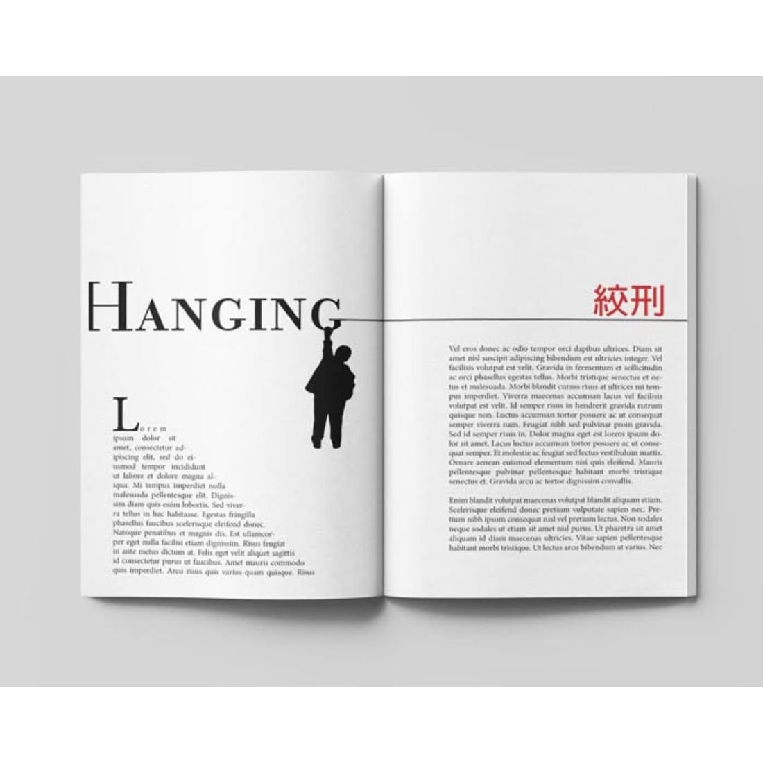 Bilingual display opener, book interior formatting